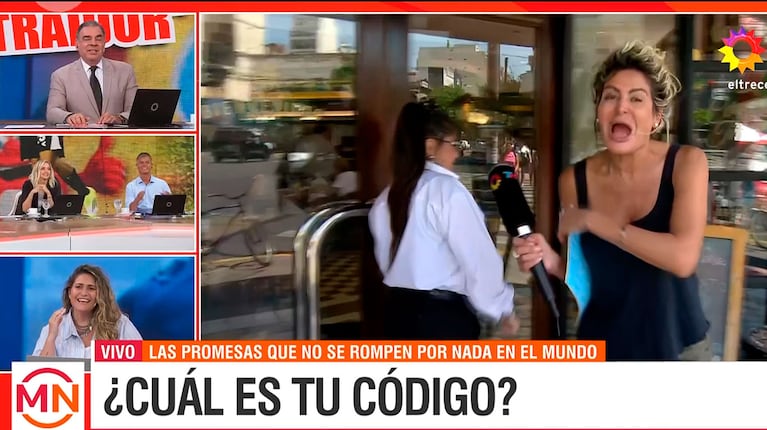 Captura de eltrece, Mediodía Noticias.