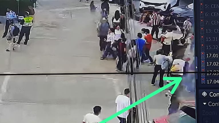 Captura de las cámaras de seguridad.