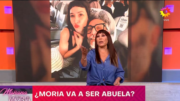 Captura de pantalla de eltrece, La Mañana con Moria.