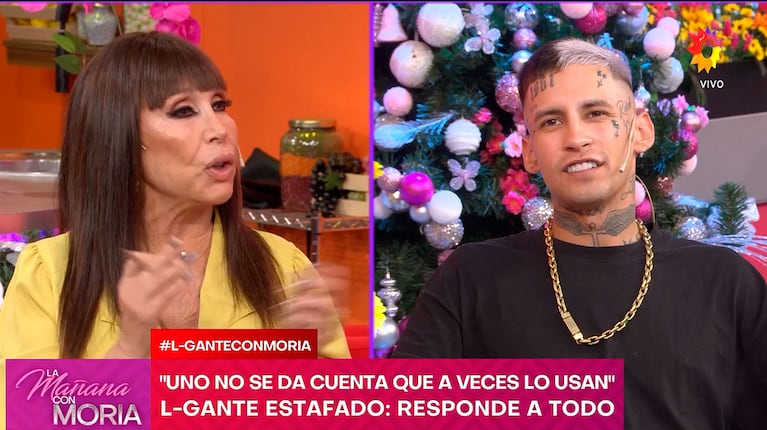 Captura de pantalla de La mañana con Moria / eltrece.