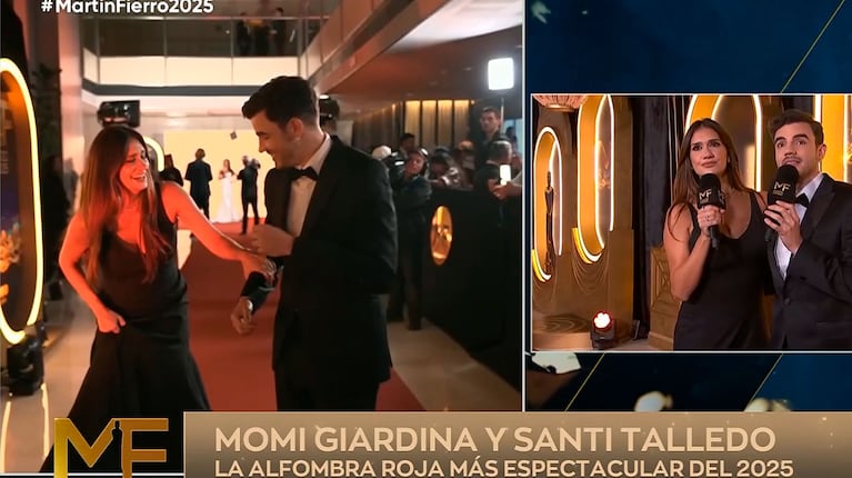 Captura de pantalla de Telefe. Martín Fierro 2025.