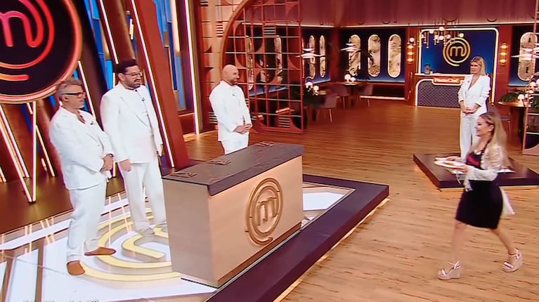 Captura de pantalla de Telefe, MasterChef Celebrity.