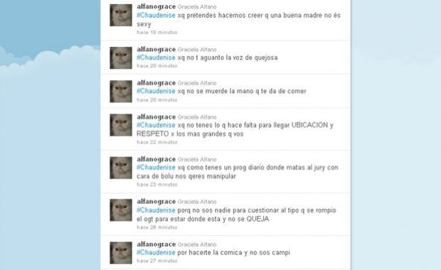 Captura del perfil de @alfanograce. (Foto: Twitter)