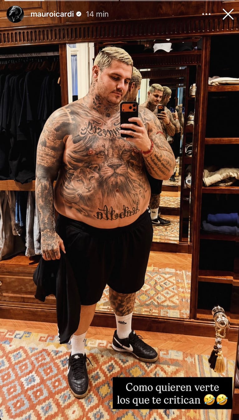 Captura: Instagram Stories mauroicardi