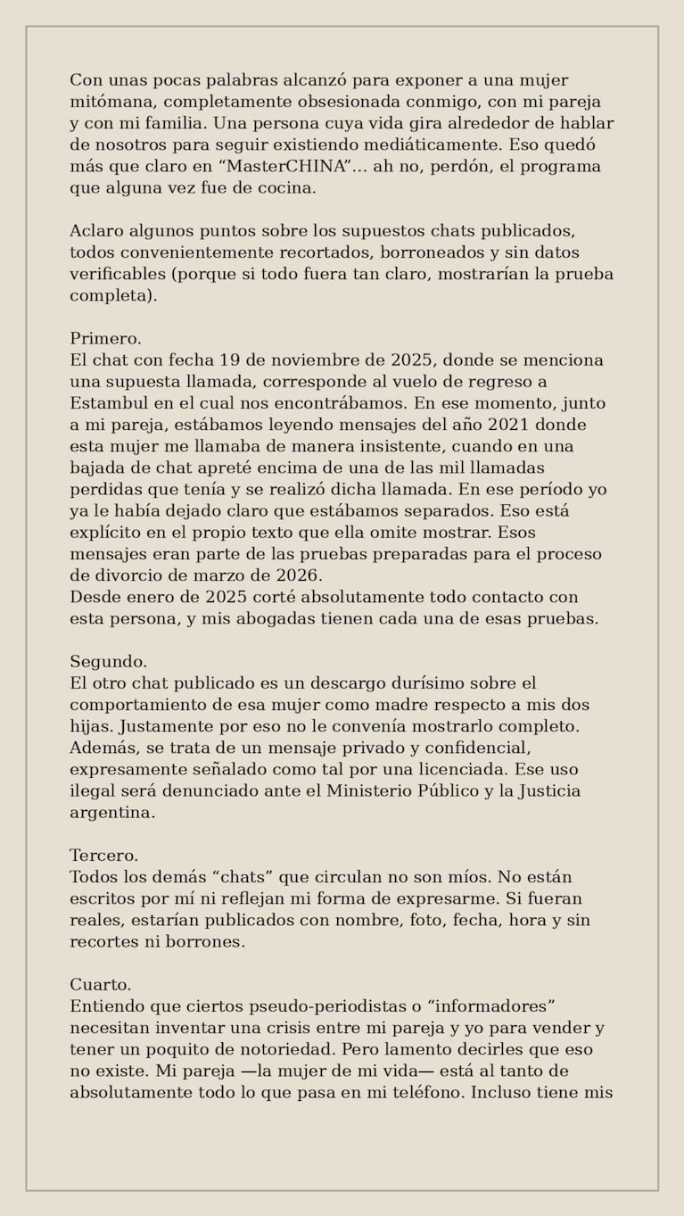 Capturas de Instagram @mauroicardi