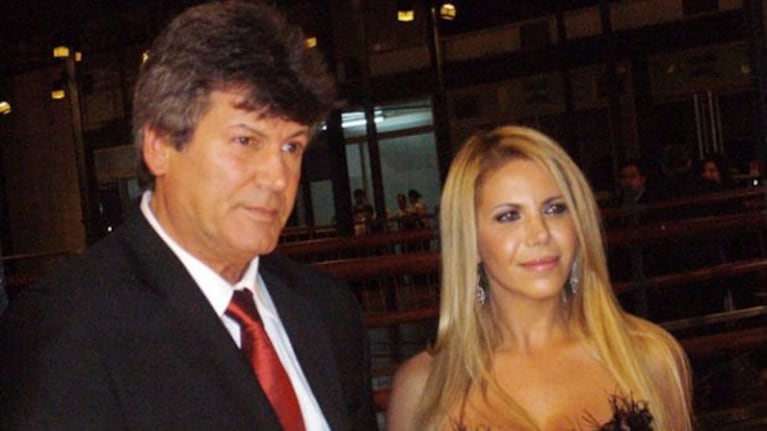 Carina Galucci y Carlín Calvo, en otros tiempos. (Foto: Web)