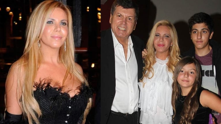 Carina, la mujer que es el sostén de Carlos Calvo.