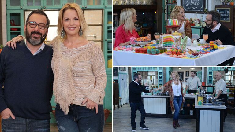 Carina Zampini, de heroína de telenovela a conductora exitosa en Morfi, todos a la mesa. (Foto: gentileza prensa Telefe)