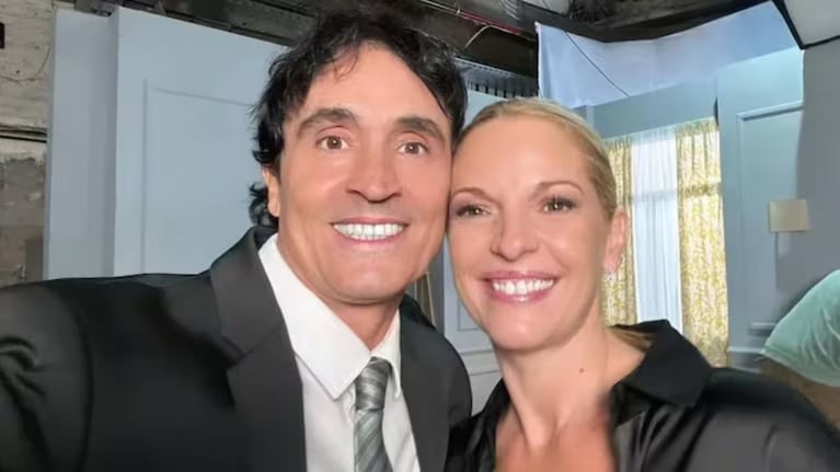 Carina Zampini y Sebastián Estevanez. Crédito: Instagram