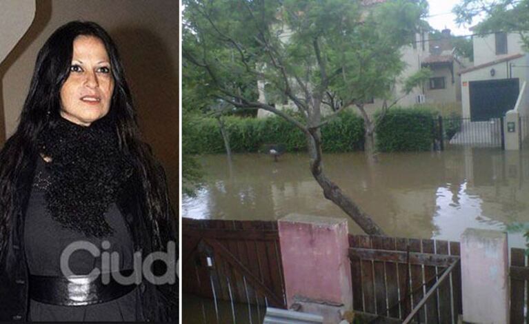 Carinara y el drama de la inundación. (Foto: Twitter)