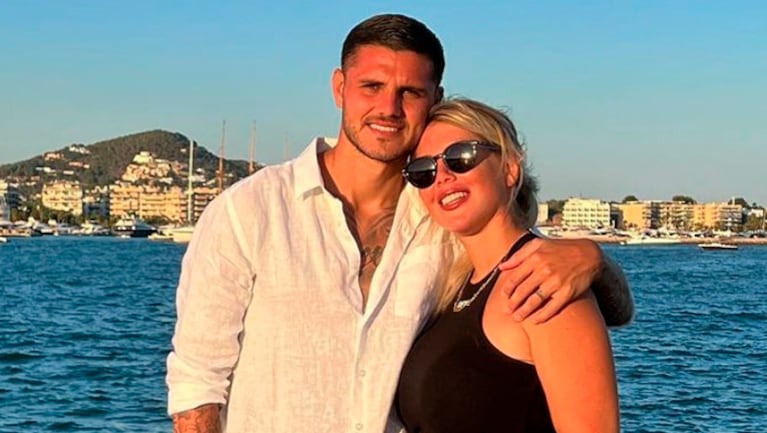 Cariñoso ida y vuelta de Mauro Icardi y Wanda Nara tras la crisis de pareja.