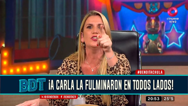 Carla de Gran Hermano 2023 en Bendita.