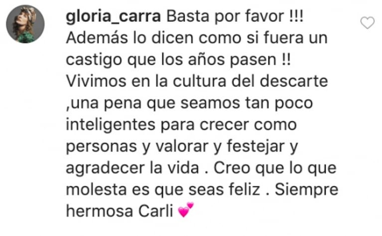 Carla Peterson, enojada por una insólita nota sobre su "vejez": "Me acabo de enterar que envejecí de repente"