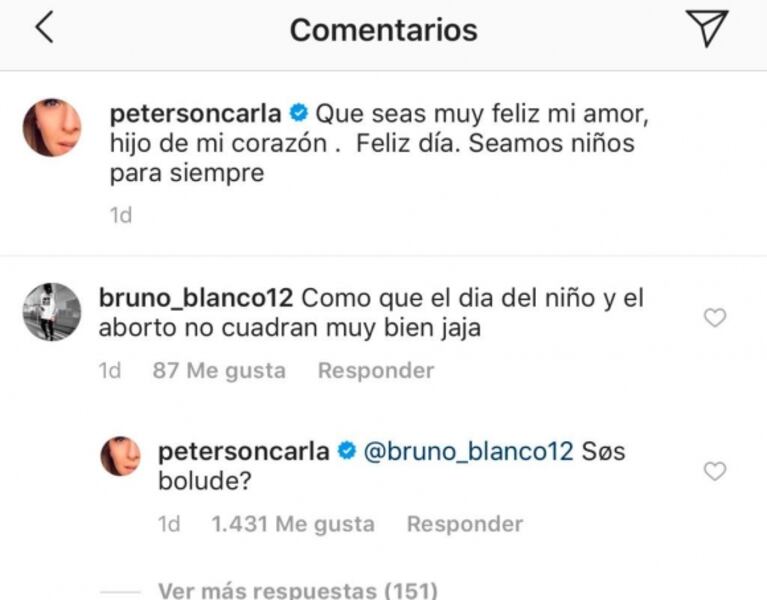 Carla Peterson fue cuestionada por celebrar el Día del Niño, tras luchar por el aborto legal: su respuesta