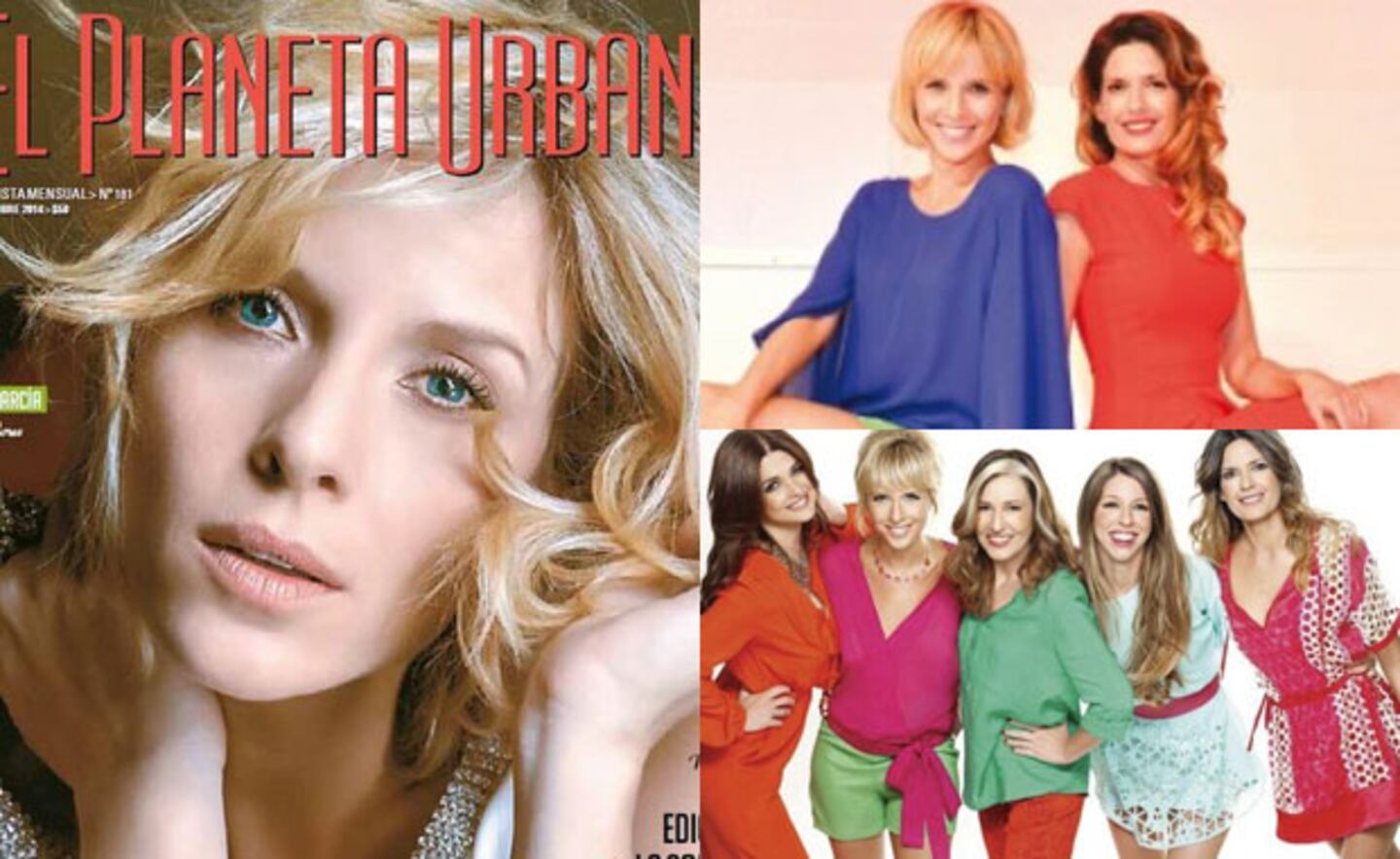 Carla Peterson habló de sus compañeras de elenco en Guapas (Fotos: Web). 