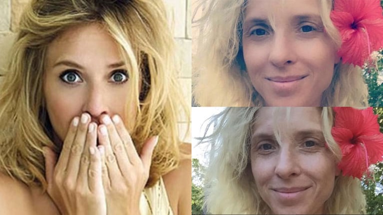 Carla Peterson, una diosa sin miedo a mostrarse al natural (Fotos: Instagram y Web). 