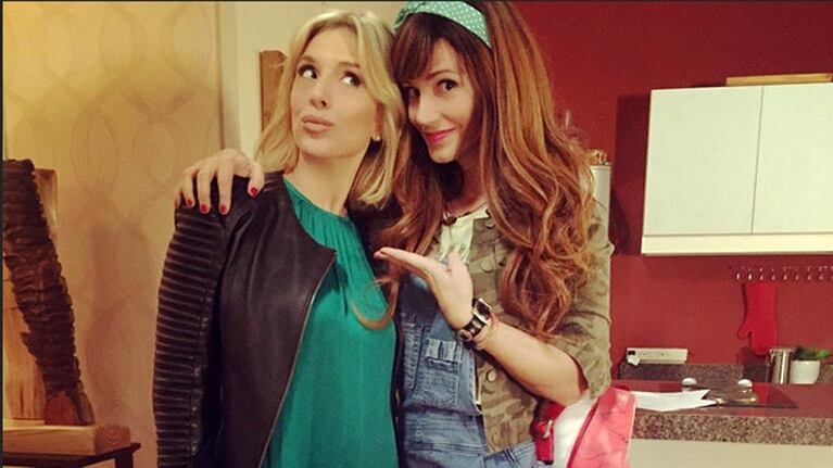 Carla Peterson y Griselda Siciliani en la grabación de Educando a Nina.  (Foto: Instagram)