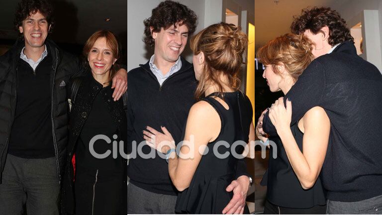 Carla Peterson y Martín Lousteau, mimosos en la noche porteña (Fotos: Movilpress). 