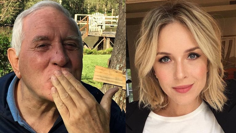 Carla se siente agradecida por tener a su papá con ella.