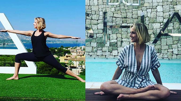 Carla se tomó varios días para hacer yoga, meditar y cambiar hábitos.