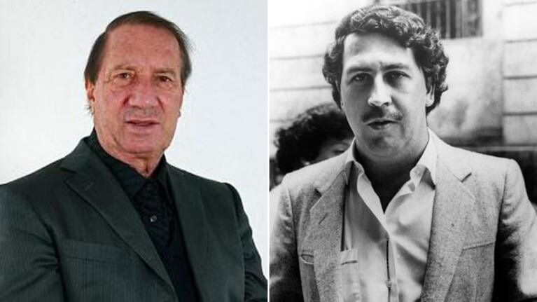 Carlos Bilardo y su encuentro con Pablo Escobar. (Fotos: Web)
