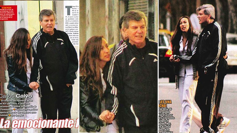 Carlos Calvo sigue peleando para recuperarse del segundo ACV que sufrió hace 6 años. (Foto: revista Paparazzi)