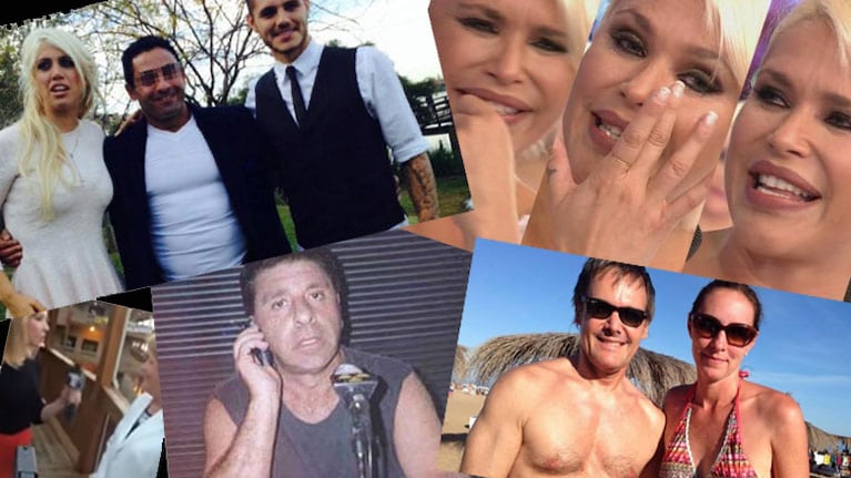 Carlos Colosimo, Nazarena Vélez, Jacobo Winograd, el femicidio de Pilar y el asesino de Virginia: temas que estuvieron en boca de todos. Fotos: archivo Web.
