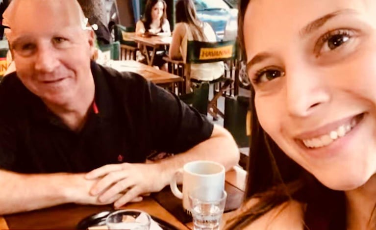 Carlos Mac Allister y su hija Abril. Fotos: Instagram