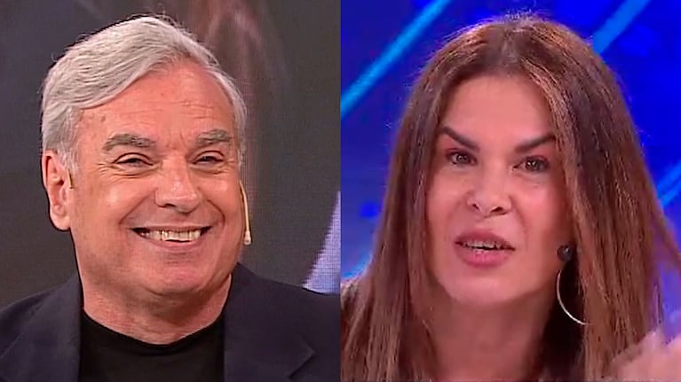 Carlos Monti y Andrea Bisso (Fotos: capturas Net TV)