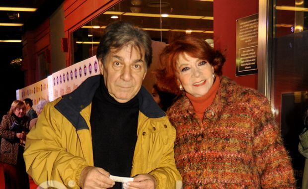 Carlos Moreno y Adriana Aisemberg en la avant premiere de A Roma con amor. (Foto: Jennifer Rubio)