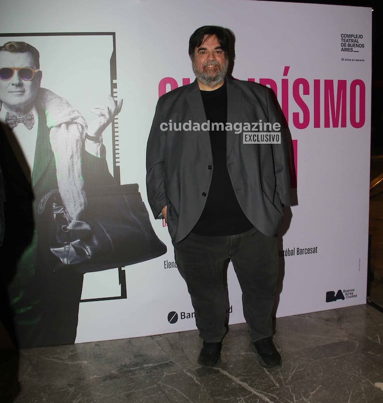 Carlos Portaluppi en el estreno de Gabriel Oliveri (Foto: Movilpress).