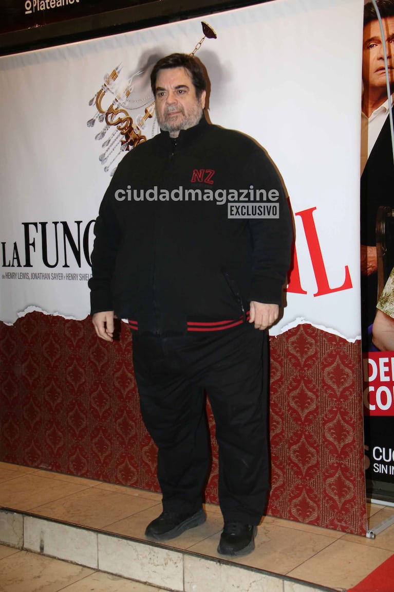 Carlos Portaluppi en el estreno de La Función que Sale Mal (Foto: Movilpress).
