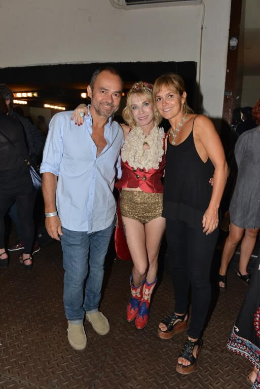 Carlos Santamaría, Gloria Carrá y Andrea Pietra. Foto: Prensa.