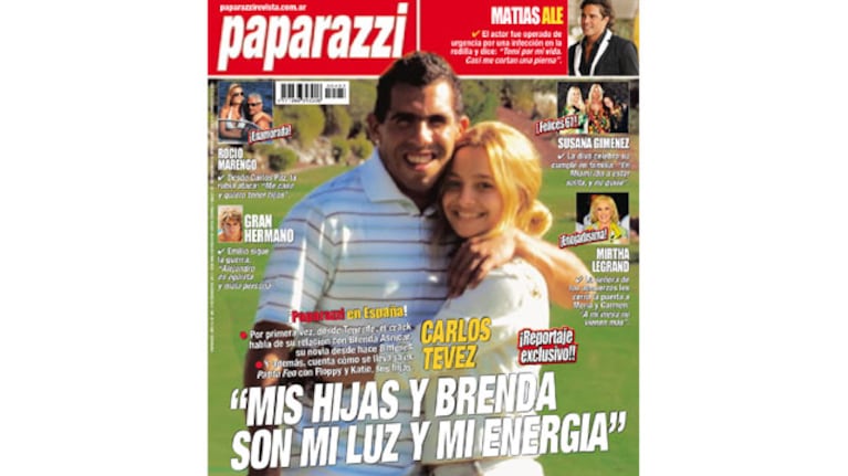 Carlos Tevez habla por primera vez de Brenda Asnícar: "Me seduce su sencillez"