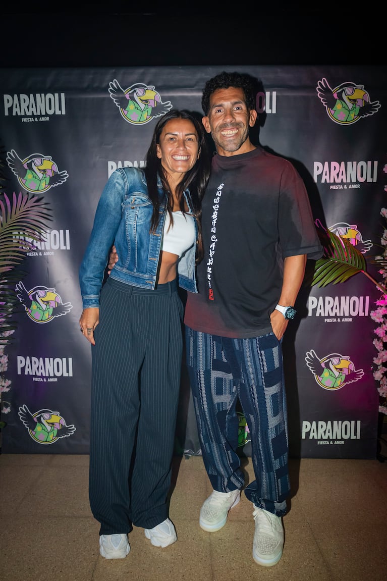 Carlos Tevez y Vanesa Mansilla