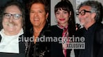 Carlos Vives, Brenda Asnicar y Fito Páez en el cumpleaños de Charly García (Fotos: Movilpress).