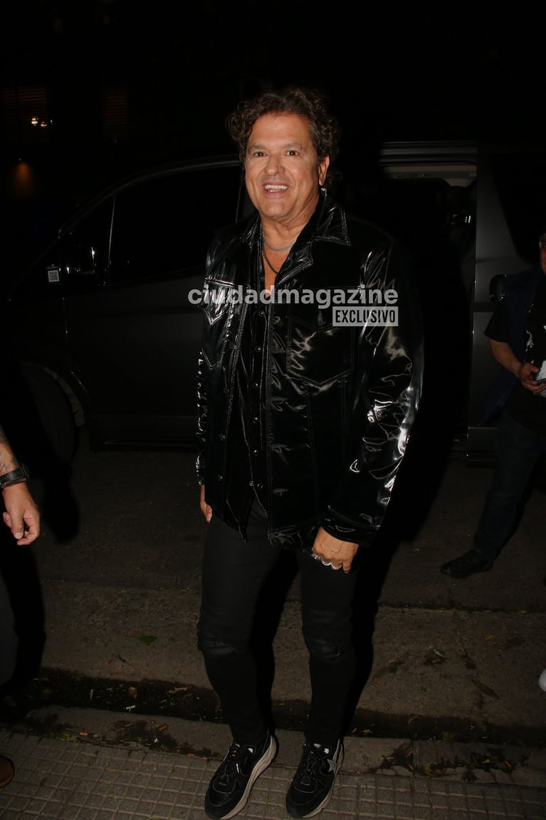 Carlos Vives en el cumpleaños de Charly García (Foto: Movilpress).