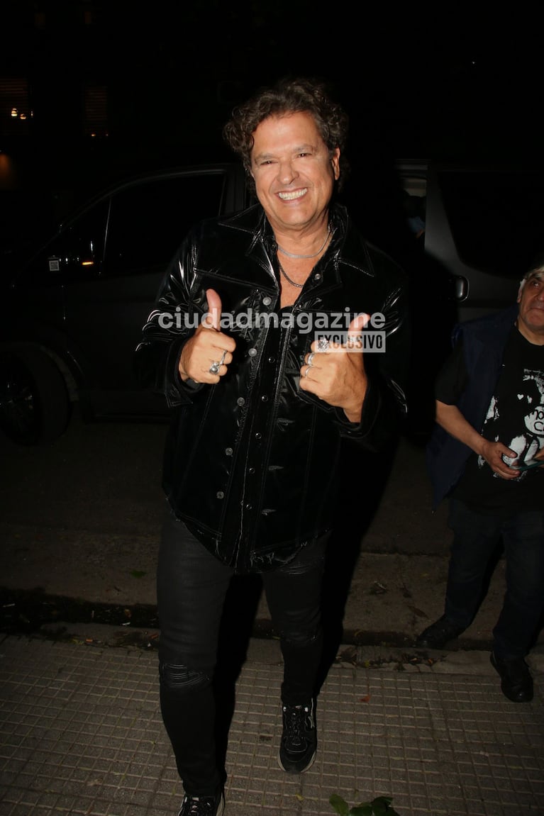 Carlos Vives en el cumpleaños de Charly García (Foto: Movilpress).