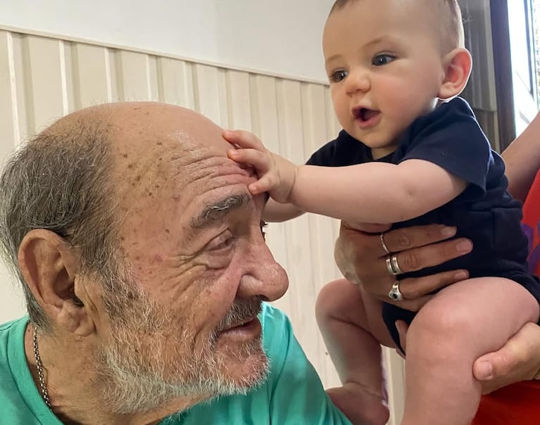 Carlos y Luca Cubero (Foto: Instagram/@fabiancuberooficial).