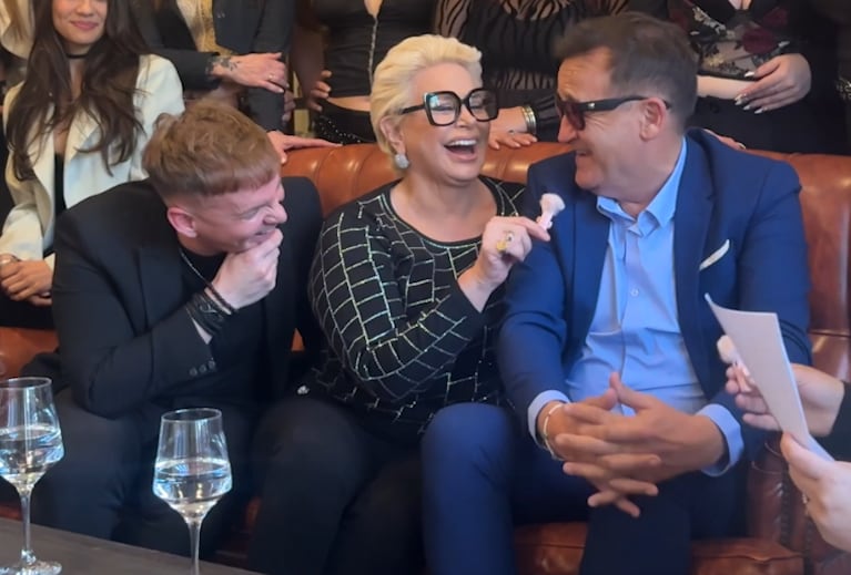 Carmen Barbieri, Álvaro Navia y Gabriel Villalba. Foto: captura de video de Ciudad Magazine