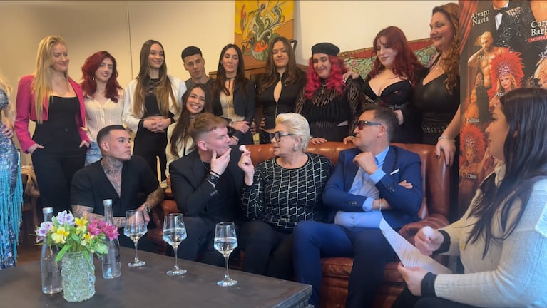 Carmen Barbieri, Álvaro Navia y Gabriel Villalba. Foto: captura de video de Ciudad Magazine