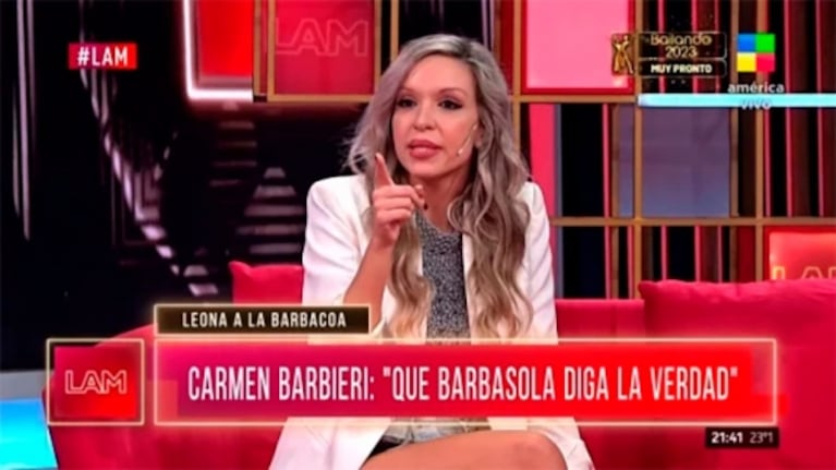 Carmen Barbieri contó cómo impactan en su cuerpo los conflictos mediáticos tras su día de furia con Alicia Barbasola
