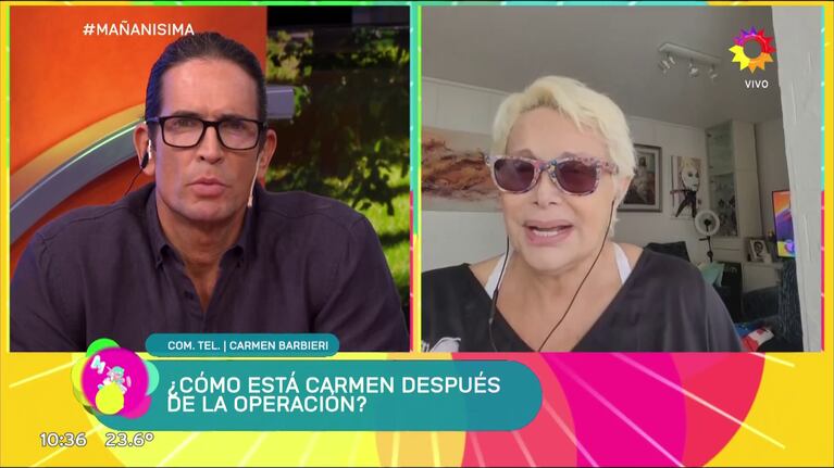 Carmen Barbieri en Mañanísima.