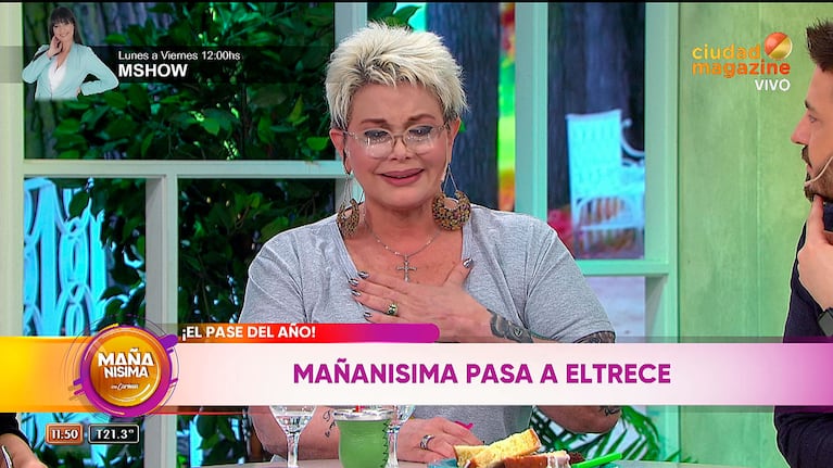 Carmen Barbieri en Mañanísima.