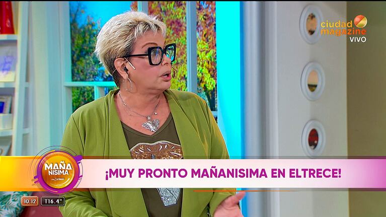 Carmen Barbieri en Mañanísima.