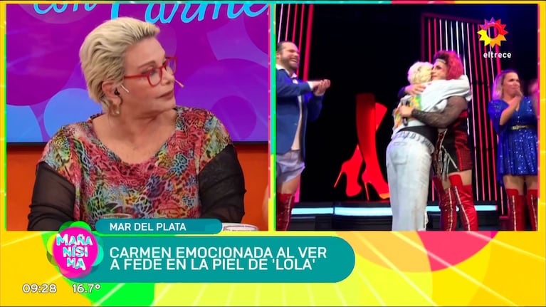 Carmen Barbieri en Mañanísima.