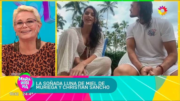 Carmen Barbieri entrevistó a Christian Sancho y Celeste Muriega para Mañanísima.