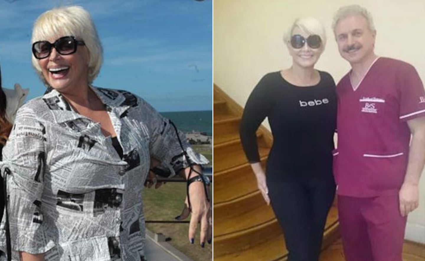 Carmen Barbieri mostró el antes y después de su cuerpo (Foto: Web y Twitter)