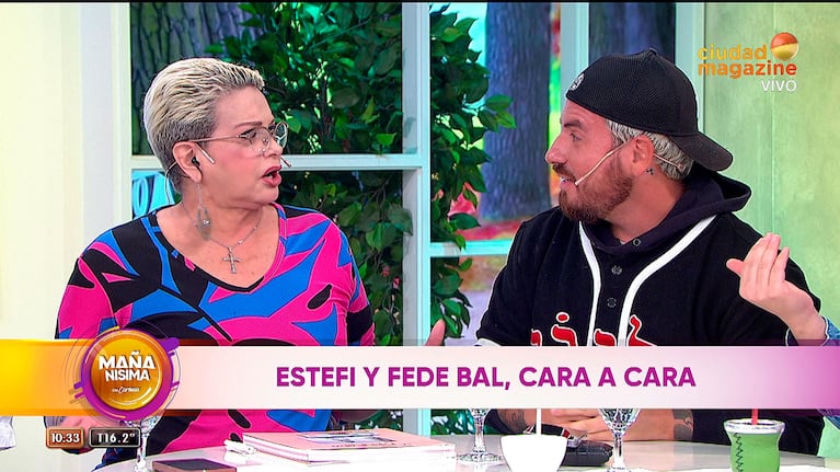 Carmen Barbieri y Fede Bal en Mañanísima.