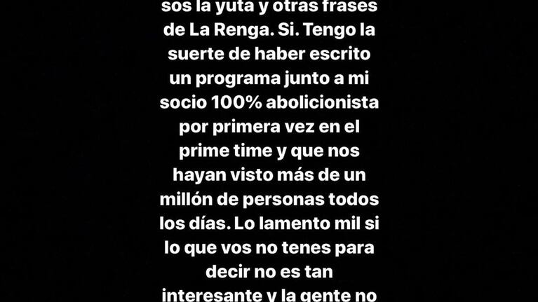 Carolina Aguirre, la autora de ATAV, hizo un fuerte descargo contra Jimena Barón: "Qué decepción para el feminismo"